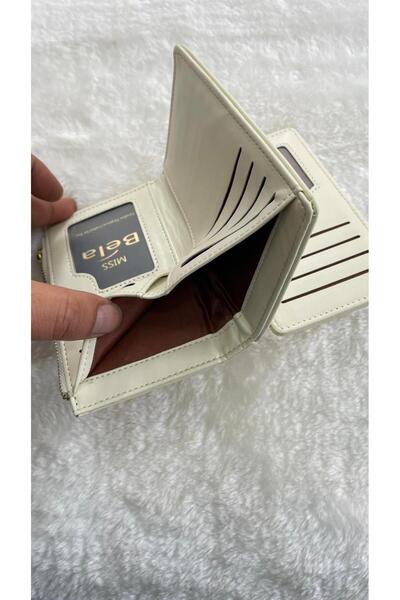 BLACK Women's Wallet with Wrist Strap and Card and Coin Compartments