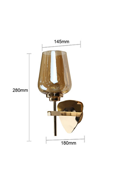 HAMER Modern single gold wall sconce