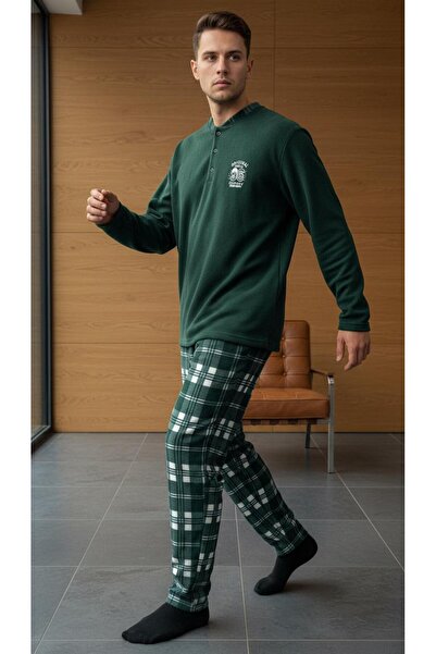 MİSS ELİZZA Ανδρικό σετ πιτζάμες Polar Green