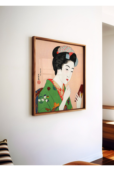 ARTHOUSECOLLECTIVE Goyo Hashiguchi – Lucrări de artă japoneză - Poster pătrat...