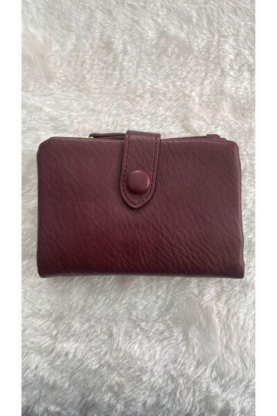 BLACK Medium Size Convenient Dust Bag Women's Wallet with Soft Textured Wristlet