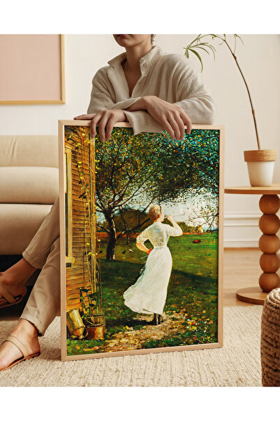 ARTHOUSECOLLECTIVE Winslow Homer Poster - the Dinner Horn - Frameless Poster in Painting Dimensions