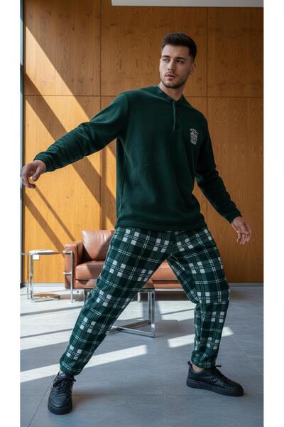 MİSS ELİZZA Ανδρικό σετ πιτζάμες Polar Green