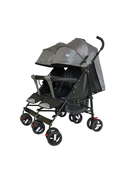 Generic Double Twin Stroller with Two Seats - Easy to Maneuver