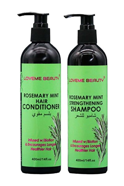 Lafme Beauty Rosemary & Mint Hair Strengthening Shampoo and Conditioner Set
