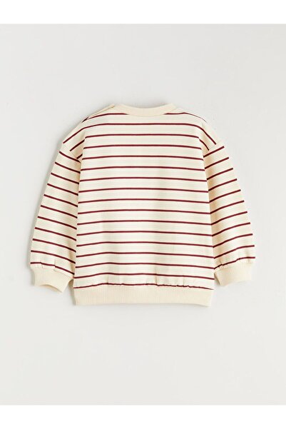 LC Waikiki Lcw Baby Crew Neck Embroidered Baby Girl Sweatshirt