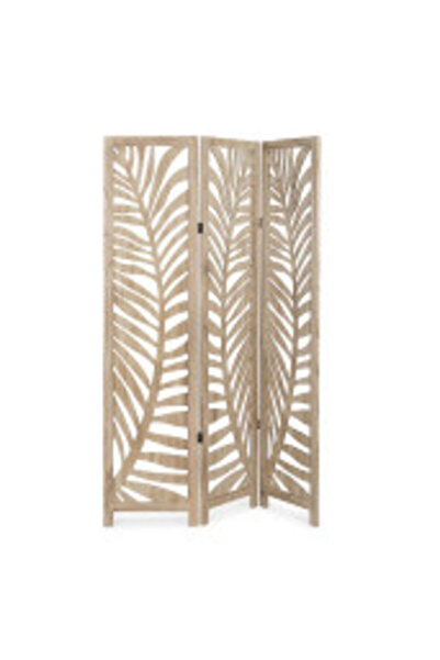 Bizzotto Fern wood decorative screen 120 cm x 6 cm x 170 cm