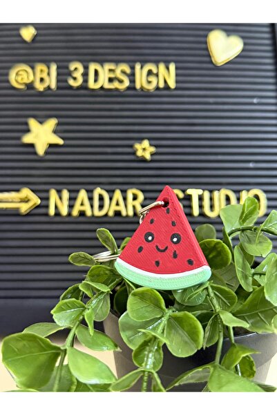 NadarStudio Χαριτωμένο στολίδι τσάντας με μπρελόκ σε σχήμα καρπούζι