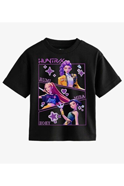 ROLY Tricou bumbac 100%, KPop Huntrix Demon Hunters