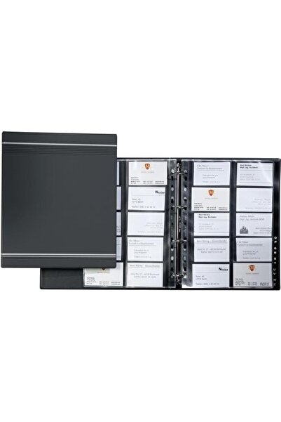 Durable ألبوم بطاقات العمل Visifix A4 من - أزرق داكن