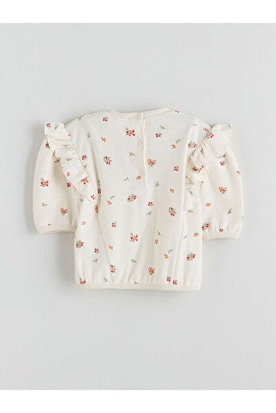 LC Waikiki LCW baby Crew Neck Baby Girl Sweatshirt