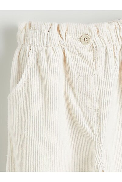 LC Waikiki LCW Kids Elastic Waist Girl's Velvet Trousers