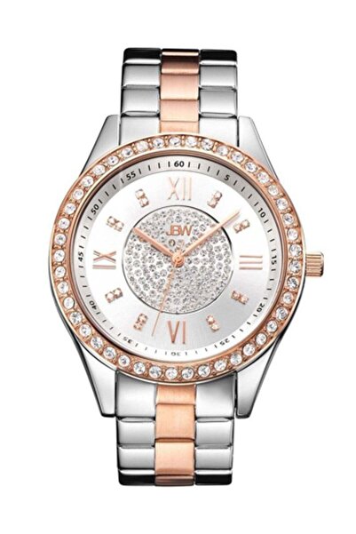 JBW Women Mondrian 0.16 Ctw Diamond Stainless Steel Watch J6303D