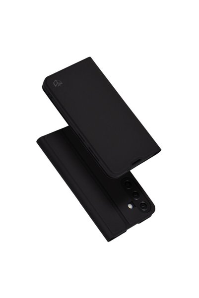 dalip Husă tip book Samsung Techsuit Magskin pentru Galaxy S25, neagră