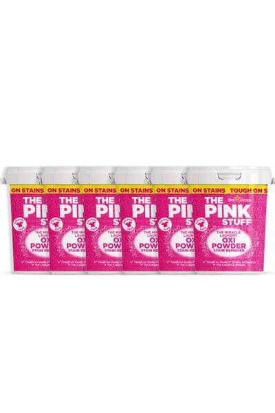 THE PINK STUFF Oxi Stain Remover Powder for Colored Clothes (6-pack)