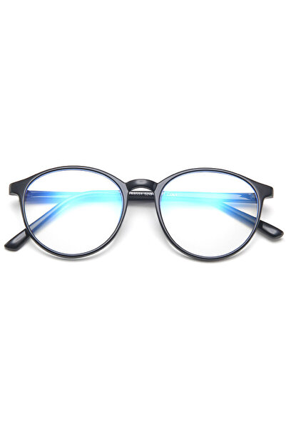 dalip Round Unisex Anti-Reflective Computer Glasses with Blue Light Protection, F8551-C2