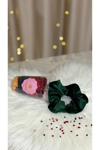 Handmade SCRUNCHIES CUP Kadın Hediyelik Toka Seti 3’lü