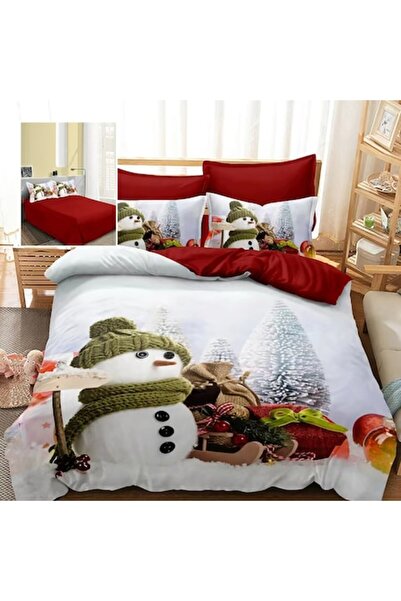 Ralex 3D Finet Bed Linen Set, 6 Pieces - Christmas