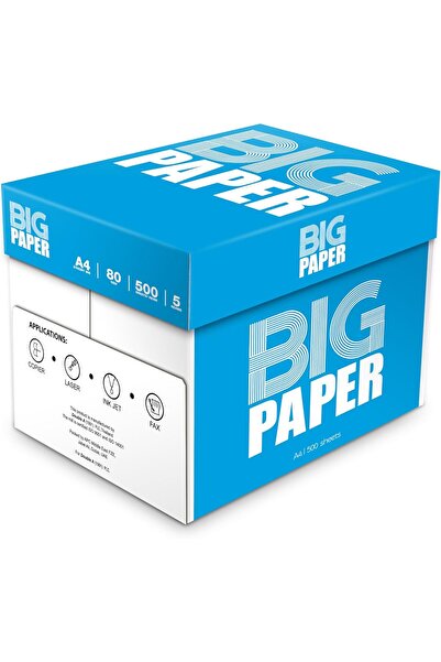 DOUBLE A A4 Copy Paper 80 gsm - Pack of 5 (5x500 sheets)