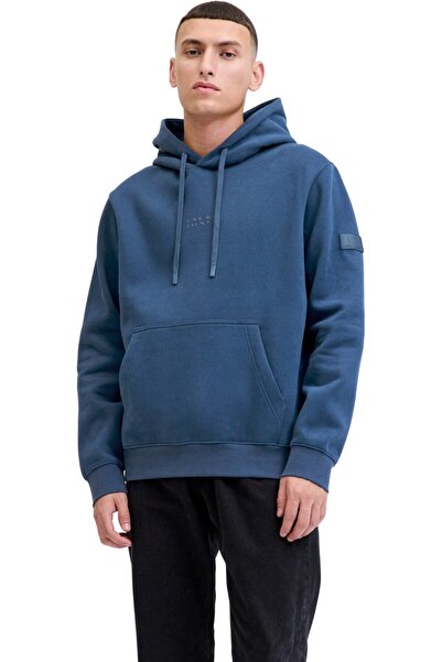 Jack & Jones Hanorac JACK & JONES Point Badge Hood Bf - 12285665-Titan JJ