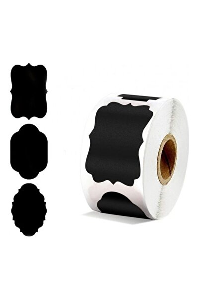 Generic 300 Chalkboard Labels and White Erasable Marker - Black