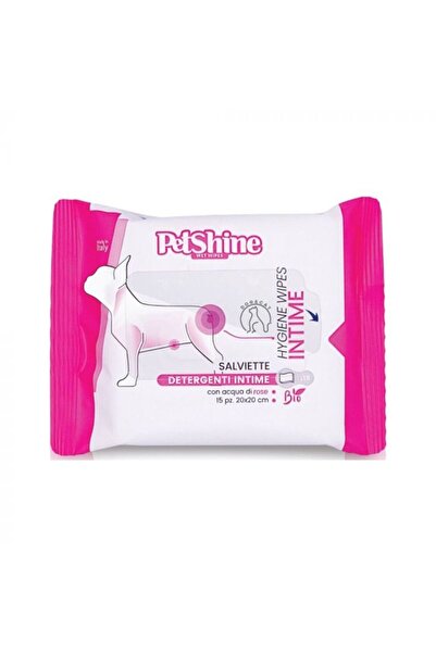petshine مناديل مبللة للحيوانات الأليفة من إنتايم - 15 قطعة