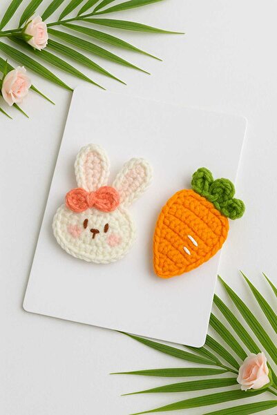Hand Mother's Since 2024 Cute Heroes Little Rabbit Set Little Hair Baby Hair ...