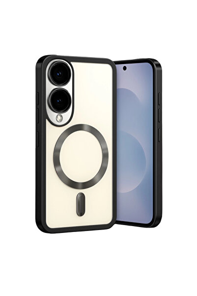 eco port غطاء سامسونج جالاكسي إس 25 إيدج كروس ماجنيتيك سيف - أسود