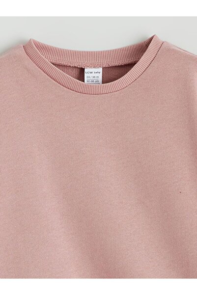 LC Waikiki LCW baby Crew Neck Baby Girl Sweatshirt