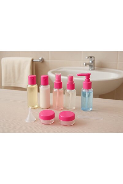 BULUT 9 parça taşınabilir çantalı seyahat seti