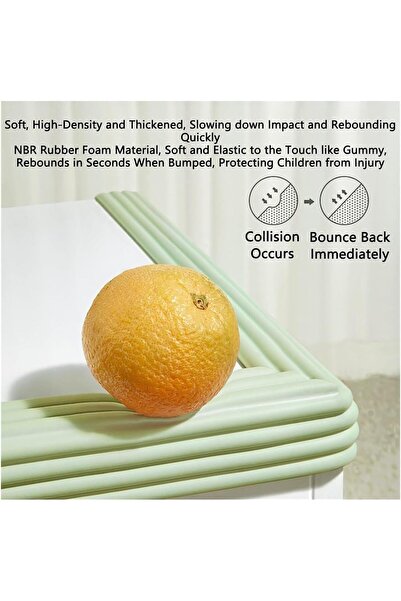 LinJie Foam Corner Protectors for Kids, Soft Durable Rubber Foam Edge Guard (4 m)