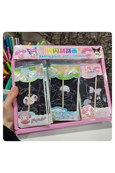 senacacollection 2 PAKET (8 ADET) Kürdan Boyama Seti