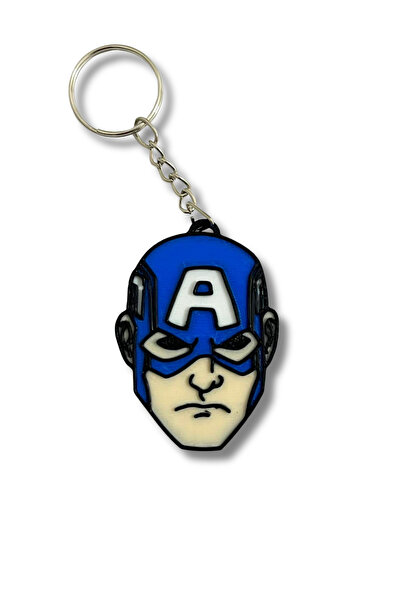 Cosmic Star سلسلة مفاتيح بتصميم شخصية كابتن أمريكا من مارفل، زينة للحقائب |  ...