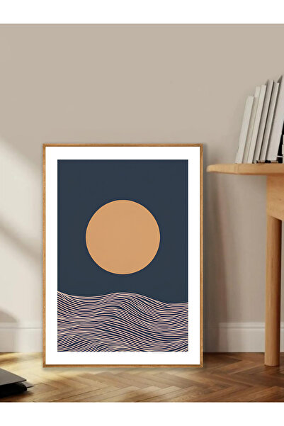 Tuba Decor Tablo dintr-o singură bucată cu rame din lemn pentru sufragerie, sufragerie, bucătărie