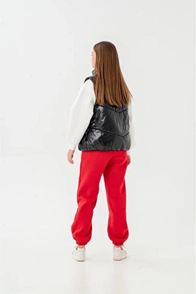 LOCO LOCO 7360 Girl's Pocketed Puffer Vest