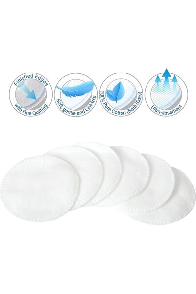 Yelajoy 100% Cotton Makeup Remover Pads, Hypoallergenic & Lint-Free, Disposable - 300 Count