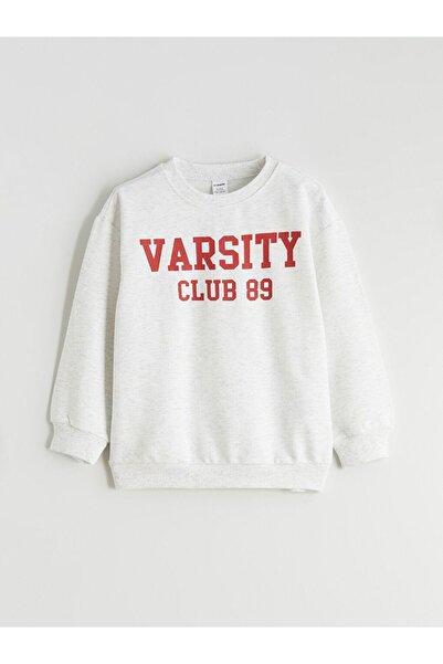 LC Waikiki Lcw Kids Crew Neck Varsity Printed Boys' Sweatshirt