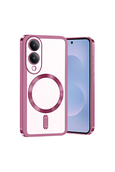 eco port غطاء سامسونج جالاكسي إس 25 إيدج كروس ماجنيتيك سيف - وردي