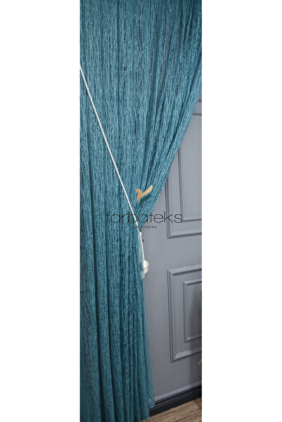 farbateks Mint Broken Glass Left-Handed Double-Breasted 3-Layer Pleated Tulle