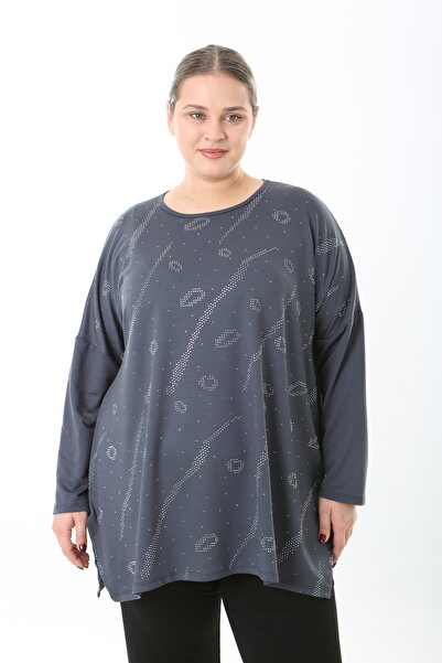 XL Modam Women's Lycra Viscose Stone Large Size Tunic
