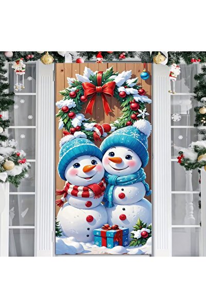 PROMISEBACKDROP2 190X75Cm Elastic Door Decoration, Fabric Door Dressing, Chri...