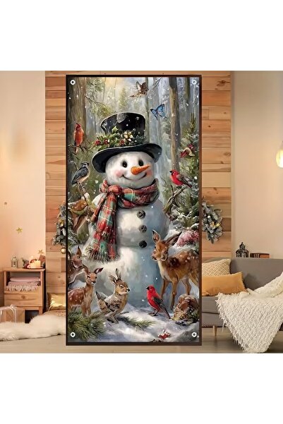 PROMISEBACKDROP2 190X75Cm Elastic Door Decoration, Fabric Door Dressing, Chri...
