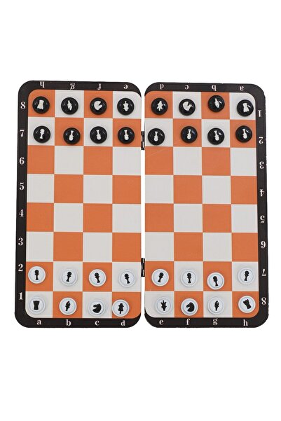 LİBE Ahşap Mini Seyahat Tavla Ve Satranç
