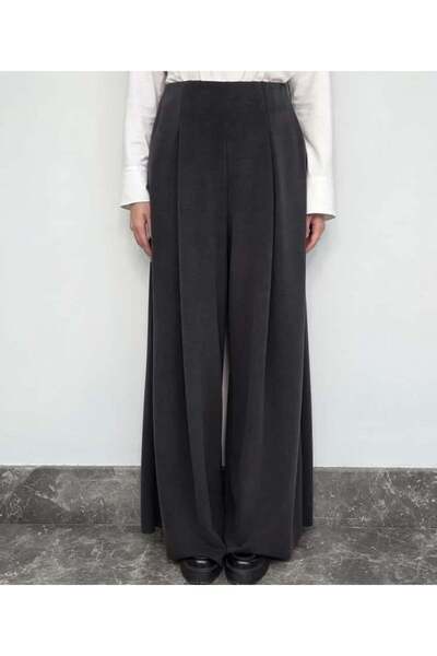 Garzia Pile Detaylı Bol Pantolon