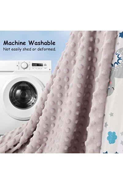Generic Baby Blanket, Soft Plush with Dotted Fleece Back for Newborns, Unisex (C - 100×75 cm)