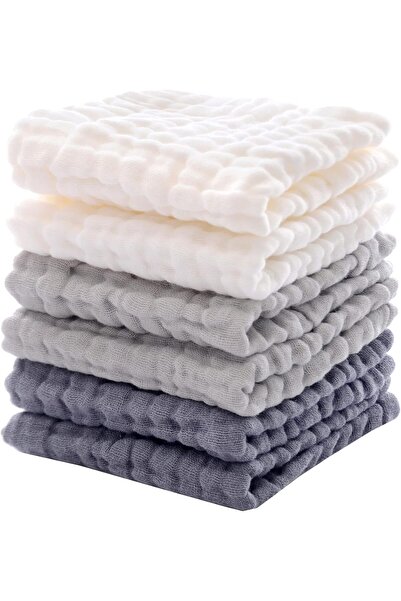 MUKIN Muslin Cotton Washcloths for Babies