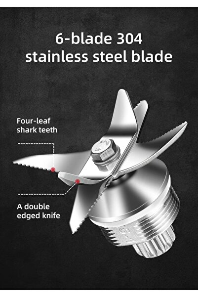 VENDIX Professional Blender 2L (2pcs Jar), 0.3L Grinder, 6-Blade, 15 Speeds