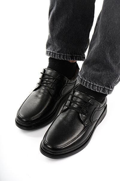 Babetty Men's Inner Outer Genuine Leather Full Orthopedic Anatomical Daily Casual Men's Shoes