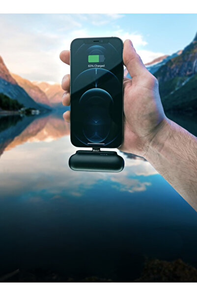 Generic Magnetic Mini Power Bank 2600mAh – Portable Finger-Size Emergency Charger with LED Indicator