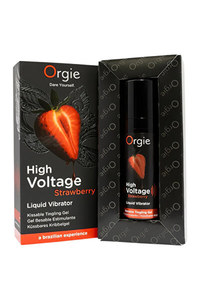 Orgie High Voltage strawberry intimate stimulating gel